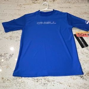 O’Neill swim shirt sun shirt  slim fit boys 16 50 UV protection NWT